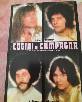 Cartolina autografata Cugini di Campagna