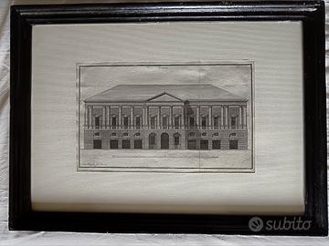 Quadro con stampa architettura del Palladio