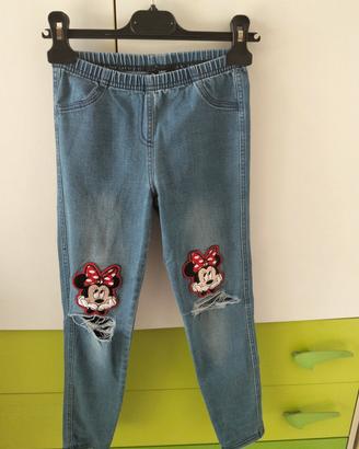 Jeans Minnie Calzedonia 7-8 anni 