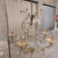 Lampadario vetro di murano 