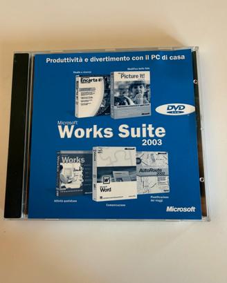 Microsoft Works Suite 2003  con Licenza Vintage