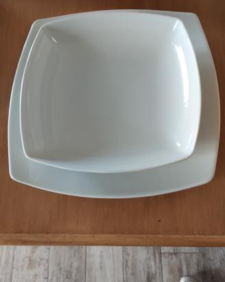 servizio piatti quadrati 