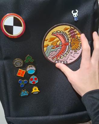 Toppa termica per zaini e vestiti a tema Pokémon
