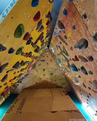 Pannello arrampicata per Box 