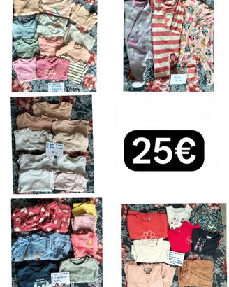 Vestiti bimba 74 cm