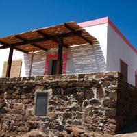 Dammuso vista panoramica mare e tramonto