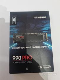 Samsung SSD 990 PRO 1TB nuovo e sigillato 