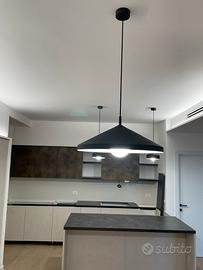 Kit 3 lampade nere a sospensione Ideal Lux -Yurta