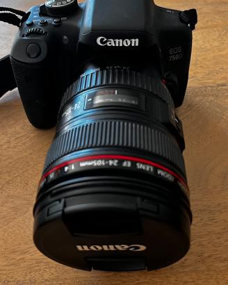 Canon eos 750d + canon ef 24-105 L IS USM 1:4