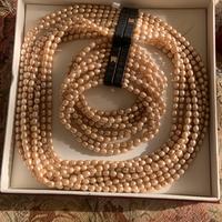 Collana e bracciale di perle