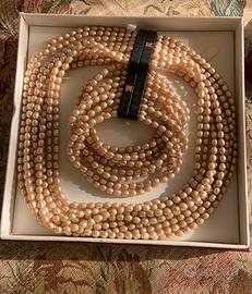 Collana e bracciale di perle