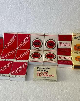 Collezione vintage fiammiferi Svizzera