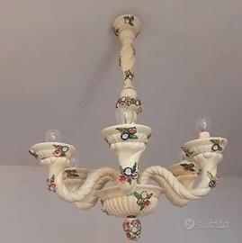 lampadario ceramica