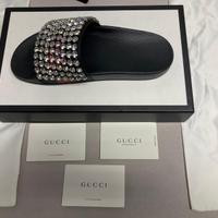 Gucci sandali Apollo Catena Strass – taglia 38