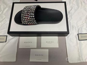 Gucci sandali Apollo Catena Strass – taglia 38