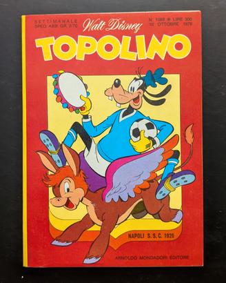 Topolino 1089 (Copertina squadra Napoli)