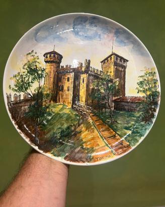 Piatto decorativo dipinto a mano SLG Italy