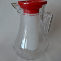 Caraffa retrò anni '90 in vetro 1,8L con tappo