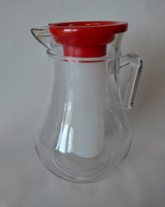Caraffa retrò anni '90 in vetro 1,8L con tappo