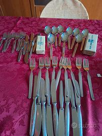 servizio posate vintage in acciaio inox  18/10