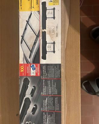 Barre portatutto NordriceClub N15007 acciaio 130cm
