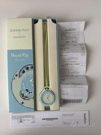 Swatch audemars piguet royal pop “bleau acht”