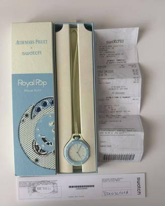 Swatch audemars piguet royal pop “bleau acht”