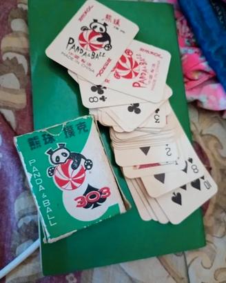 Carte vintage mignon Panda&Ball 303 anni '70/'80