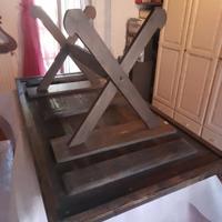 tavolo in legno artigianale 