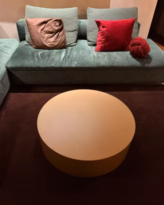 Tavolino Design Tine K Drum Table Honey Gold ø 85