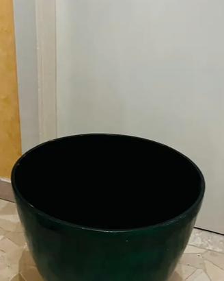 Vaso e sottovaso gigante