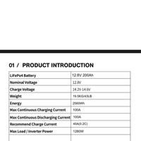 Batterie al Litio Life P04