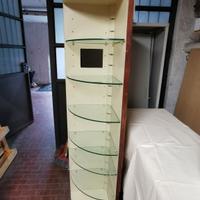 Scaffale a Vetri ad angolo