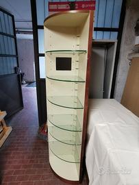 Scaffale a Vetri ad angolo