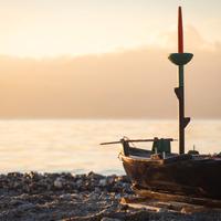 Modellino Luntre barca in legno artigianale