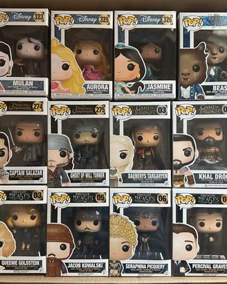 Funko Pop vari Disney-GOT-animali fantastici