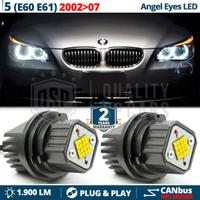 ANGEL EYES LED PER Bmw SERIE 5 E60 E61 Luci 6000K