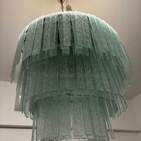 Lampadario italiano di modernariato anni ’60–’70
