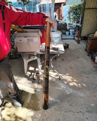 didgeridoo legno massello