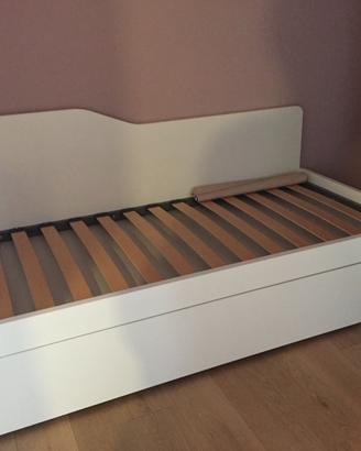Letto singolo con secondo letto estraibile