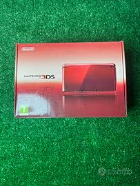 Nintendo 3DS metallic red NUOVO MAI APERTO