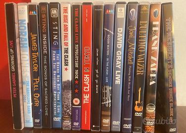 15 dvd musicali originali  artisti come descritto