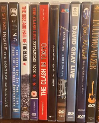 15 dvd musicali originali  artisti come descritto