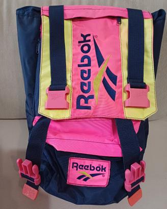 Zaino rosa e blu sportivo Reebok