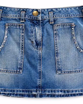Gonna jeans Benetton taglia 40 con tasche