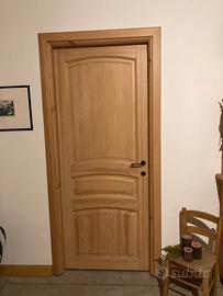 porta legno massello grezza consegna Italia