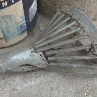 Sella Antica molle metallo ferro vintage bici moto