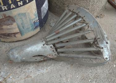 Sella Antica molle metallo ferro vintage bici moto