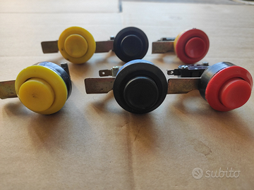 Kit di 6 pulsanti arcade vintage per cabinati