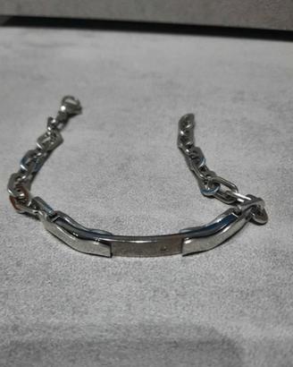 Bracciale da uomo firmato Zoppini in acciaio